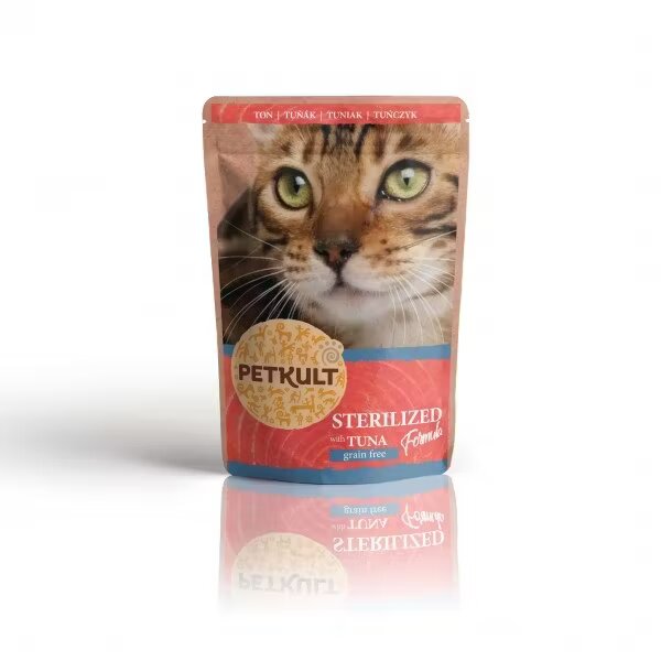 Petkult Hrana Umeda Pisici Sterilised Ton 100 g