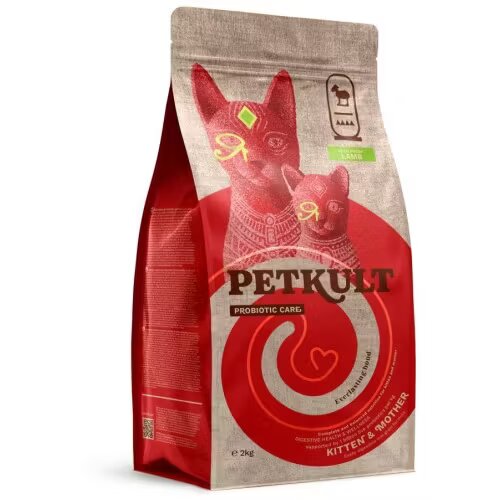 Petkult Hrana Uscata Probiotic Care Kitten & Mother Fresh Pisici Miel Proaspat 2 kg