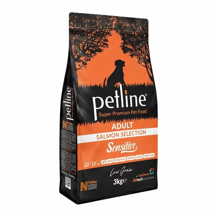 Petline Hrana uscata caini Sensitive Adult Somon 3 kg