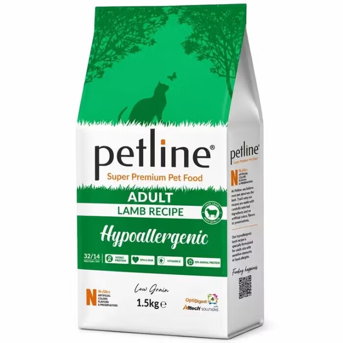Petline Hrana uscata pisici Hypoallergenic Adult Miel 1.5 kg
