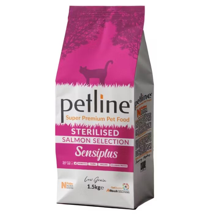 Petline Hrana uscata pisici Sensiplus Sterilised Somon 1.5 kg