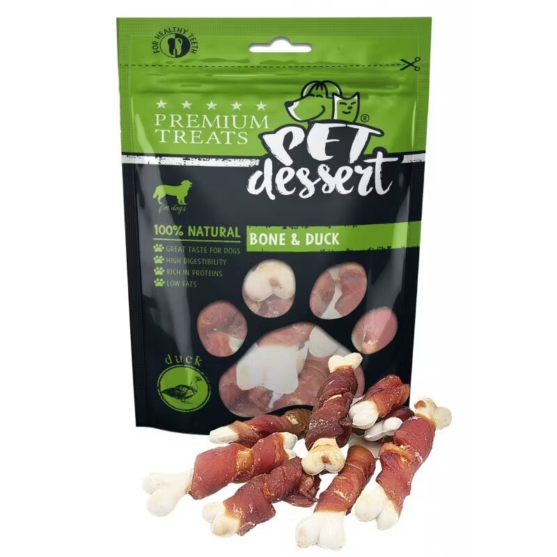Pets Dessert Pet's Dessert Bone & Duck 80 g