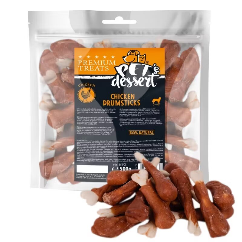 Pets Dessert Pet's Dessert Chicken Drumsticks 500 g