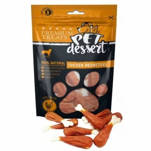 Pets Dessert Pet's Dessert Chicken Drumsticks 80 g