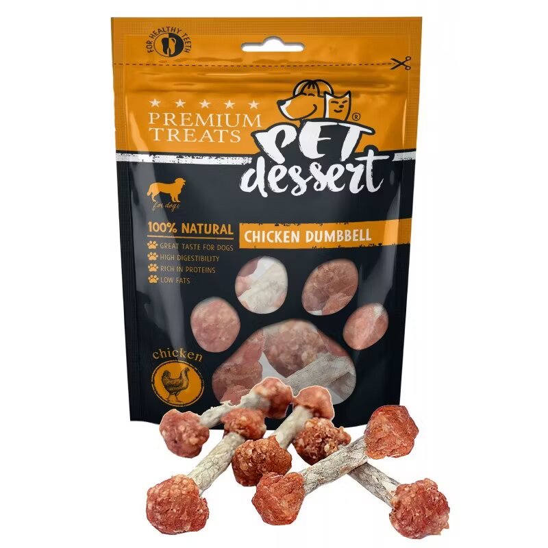 Pets Dessert Pet's Dessert Chicken Dumbbell 80 g