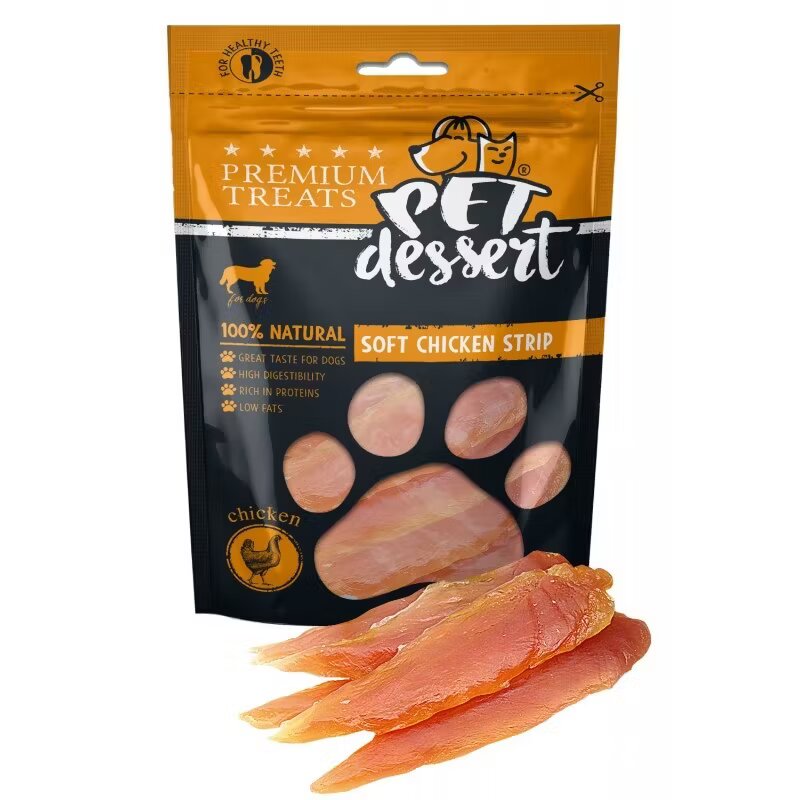 Pets Dessert Pet's Dessert Soft Chicken Strip 80 g