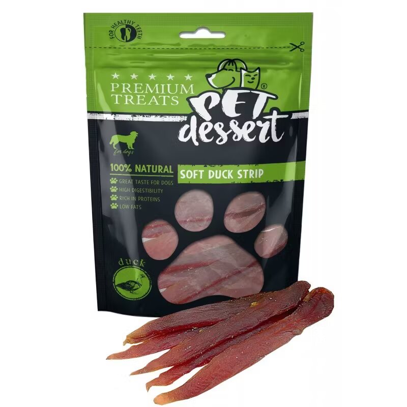 Pets Dessert Pet's Dessert Soft Duck Strip 80 g