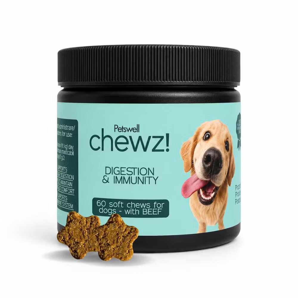 Petswell chewz! Digestion & Immunity 60 comprimate masticabile