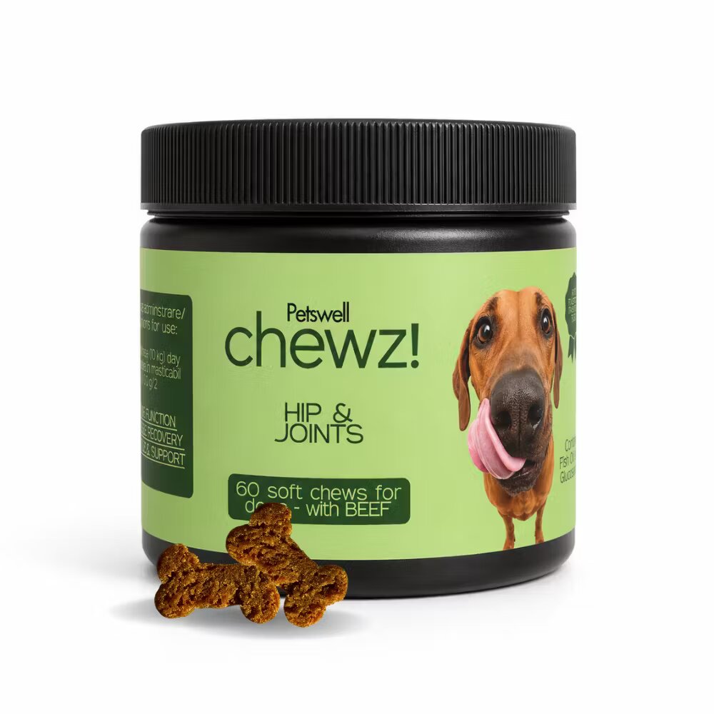 Petswell chewz! Hip & Joints 60 comprimate masticabile