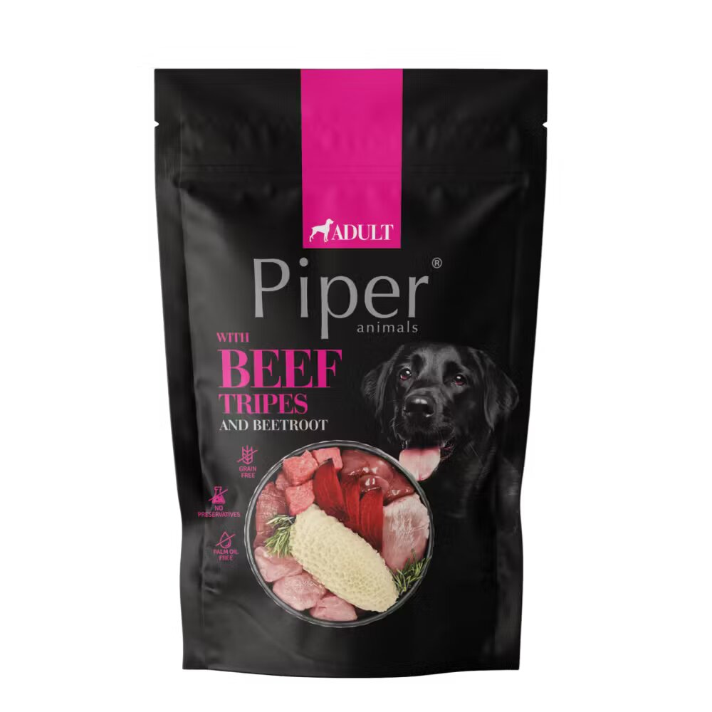 Piper Adult Dog Burta de Vita si Sfecla Rosie 500 g