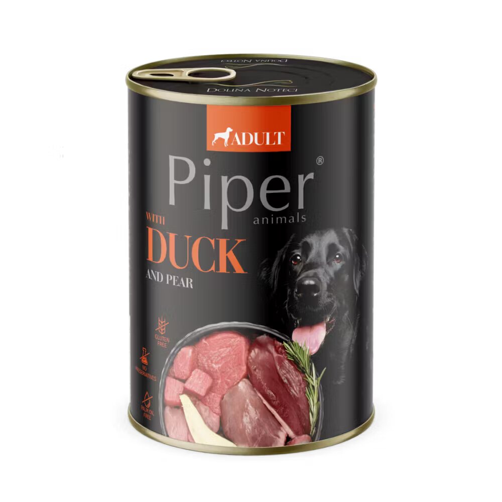 Piper Adult Dog Carne de Rata si Pere 400 g
