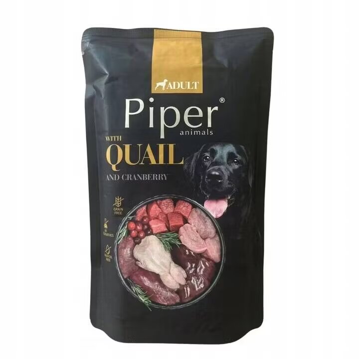 Piper Adult Dog Prepelita si Merisoare 500 g