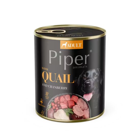 Piper Adult Dog Prepelita si Merisoare 800 g