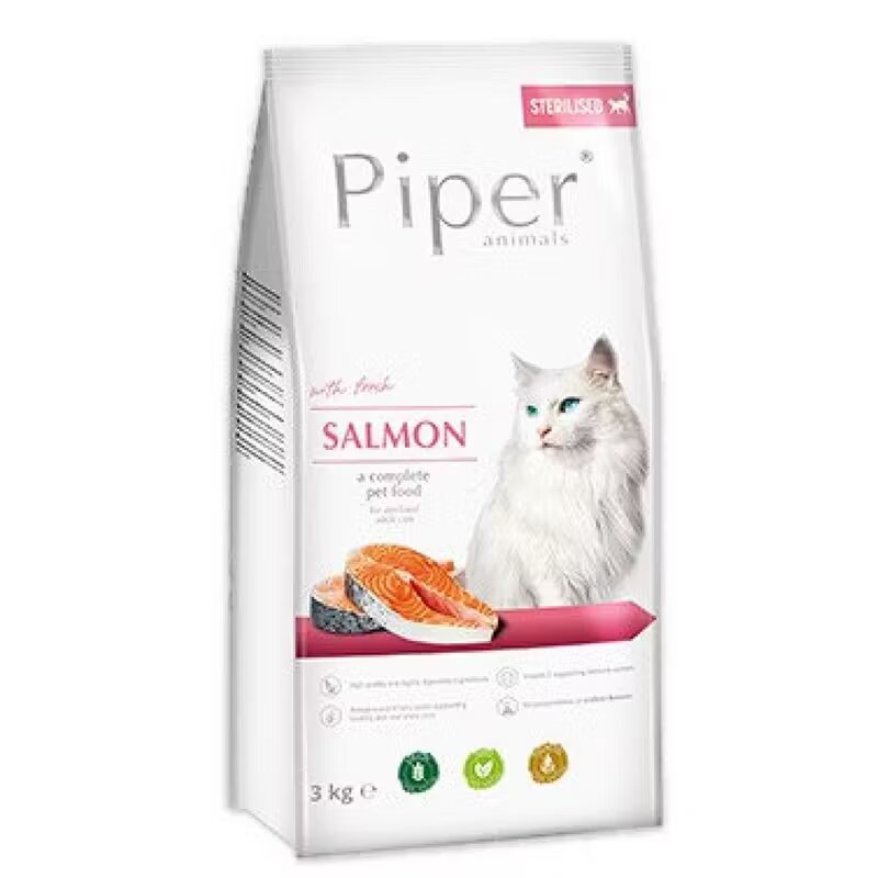 Piper Adult Sterilised Cat Somon 3 kg