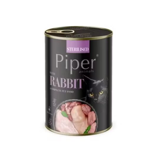 Piper Cat Sterilised Iepure 400 g