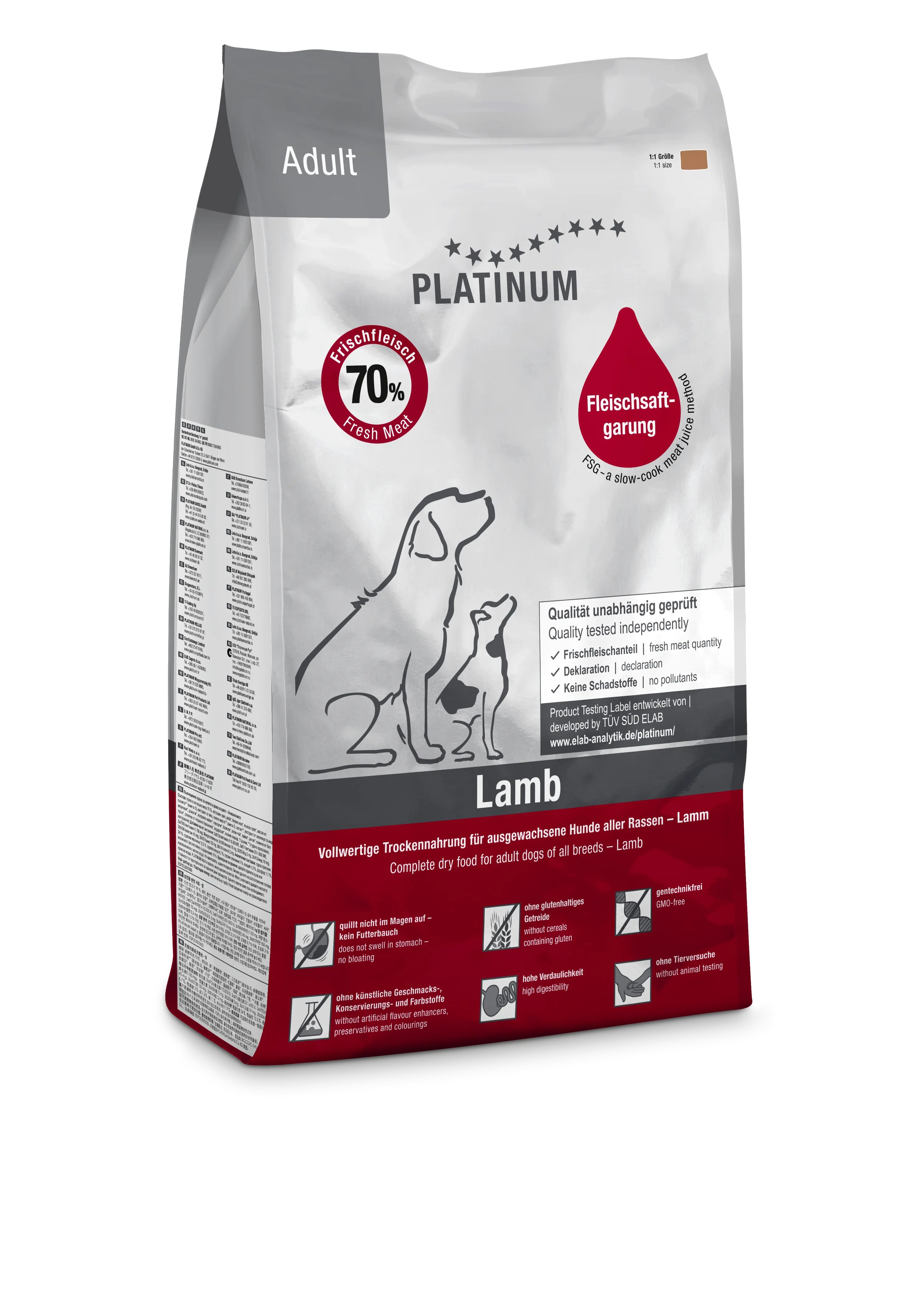 Platinum Hrana uscata caini Dog Adult cu Miel 5 kg