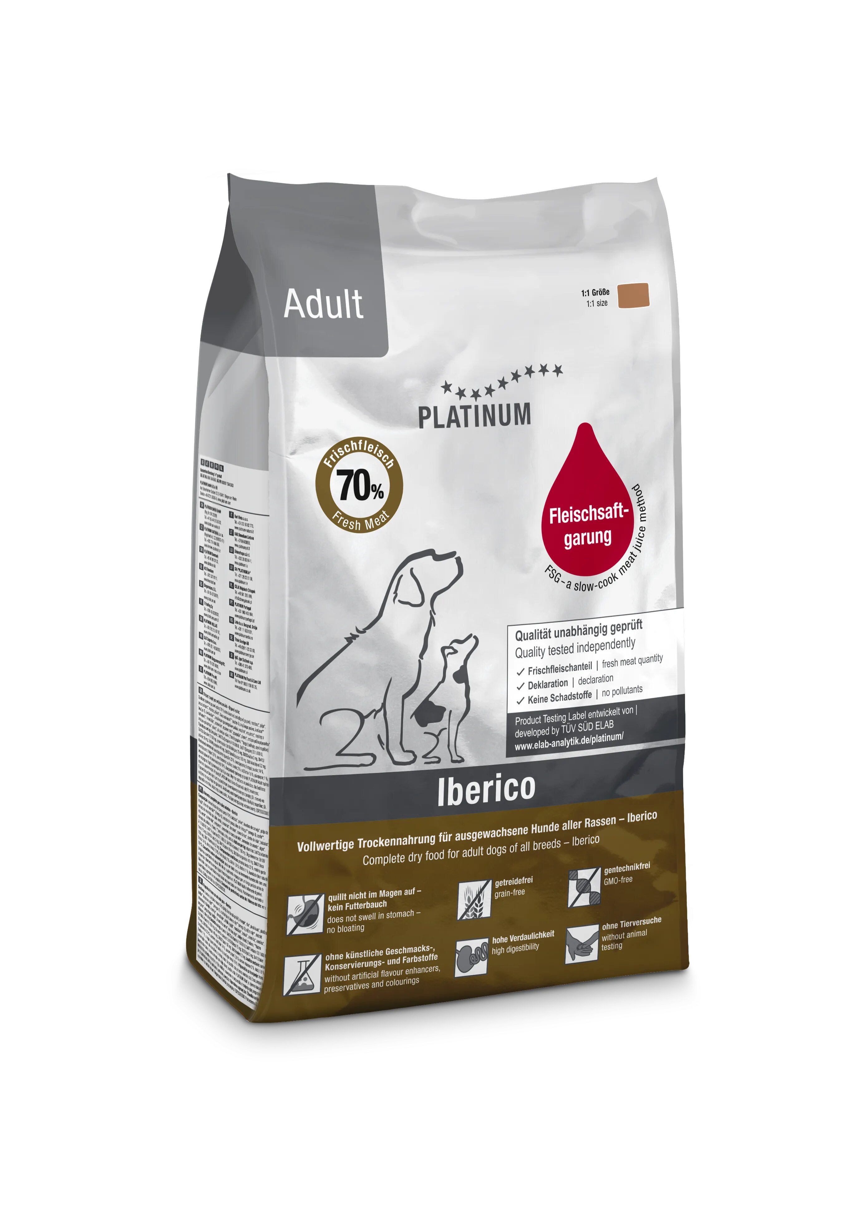 Platinum Hrana uscata caini Dog Adult cu Porc Iberico 1.5 kg