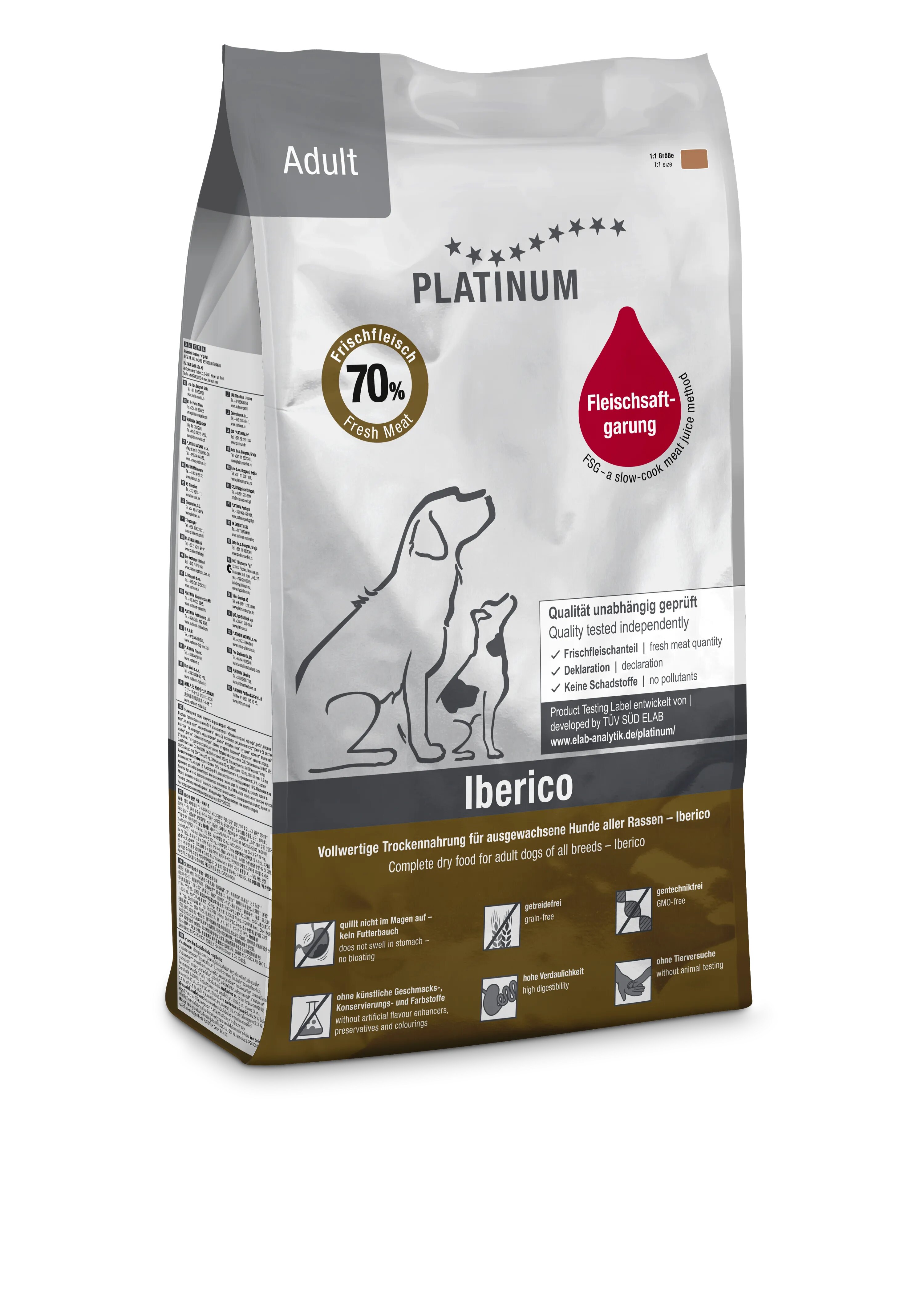 Platinum Hrana uscata caini Dog Adult cu Porc Iberico 5 kg