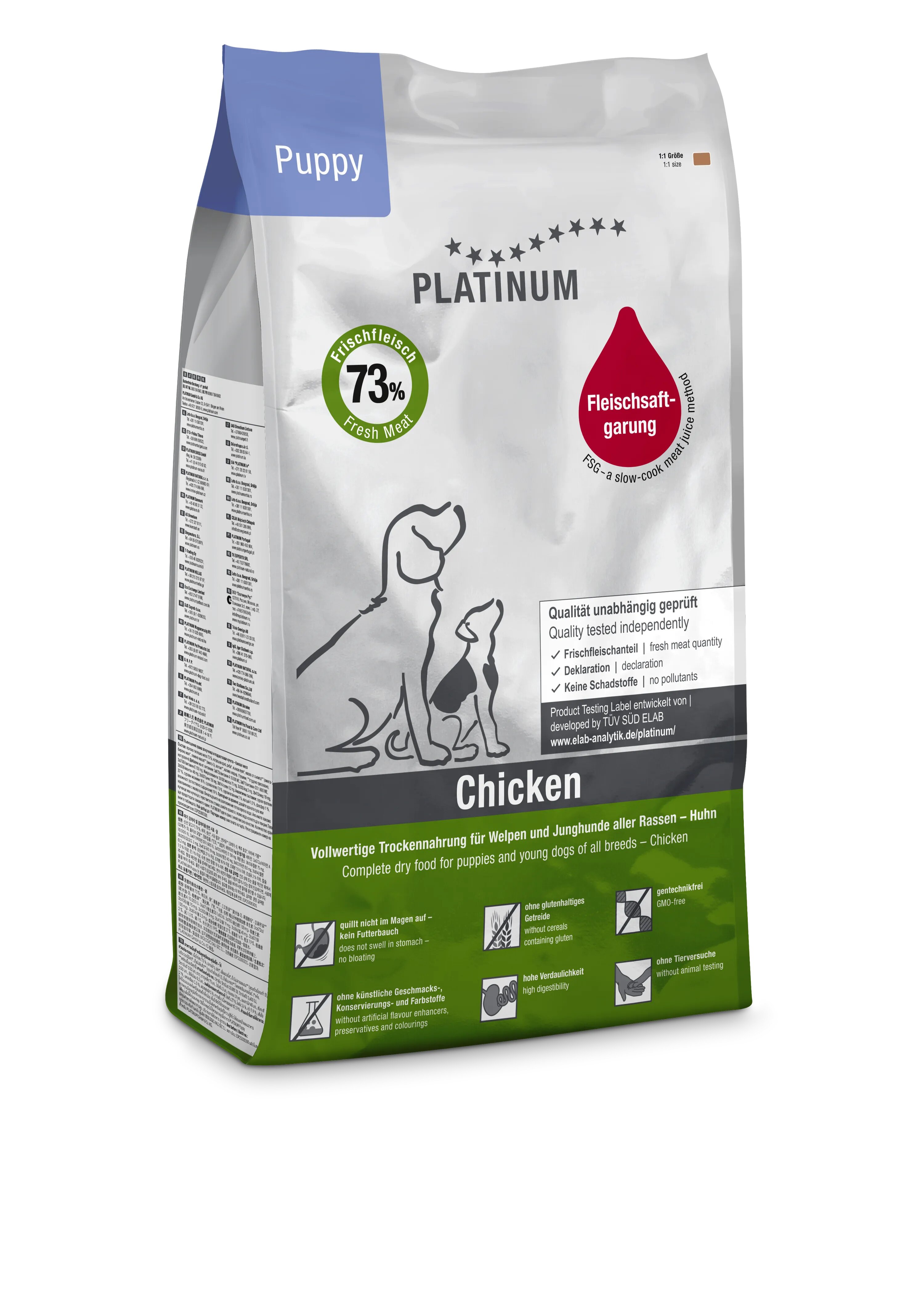 Platinum Hrana uscata caini Dog Junior cu Pui 5 kg