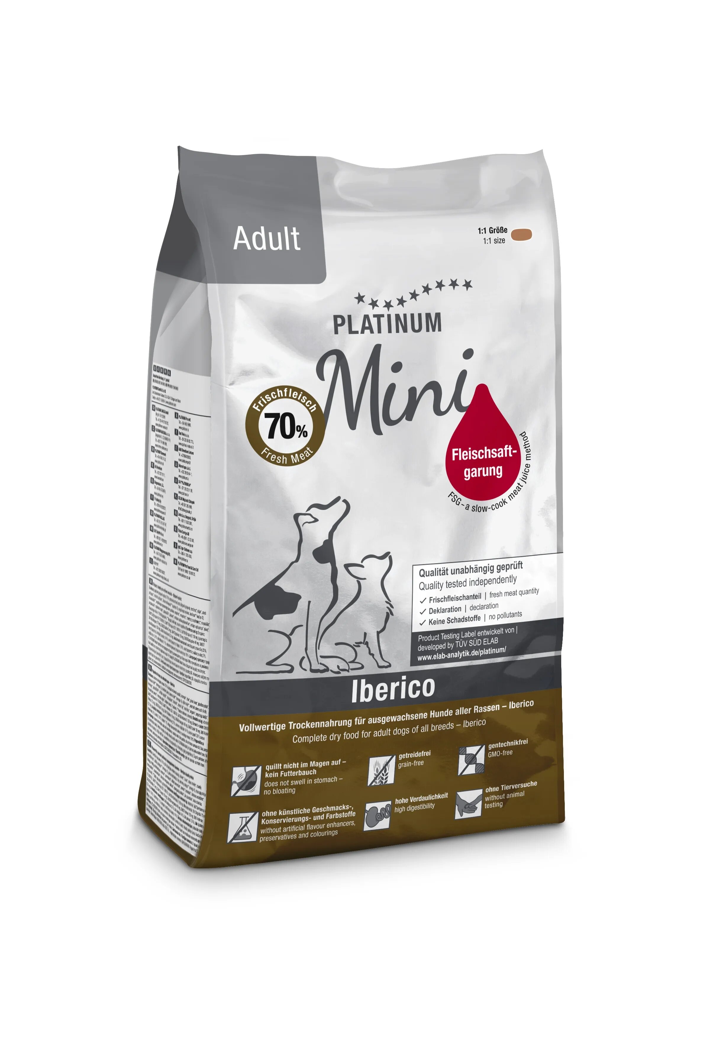Platinum Hrana uscata caini Dog Mini Adult cu Porc Iberico 900 g