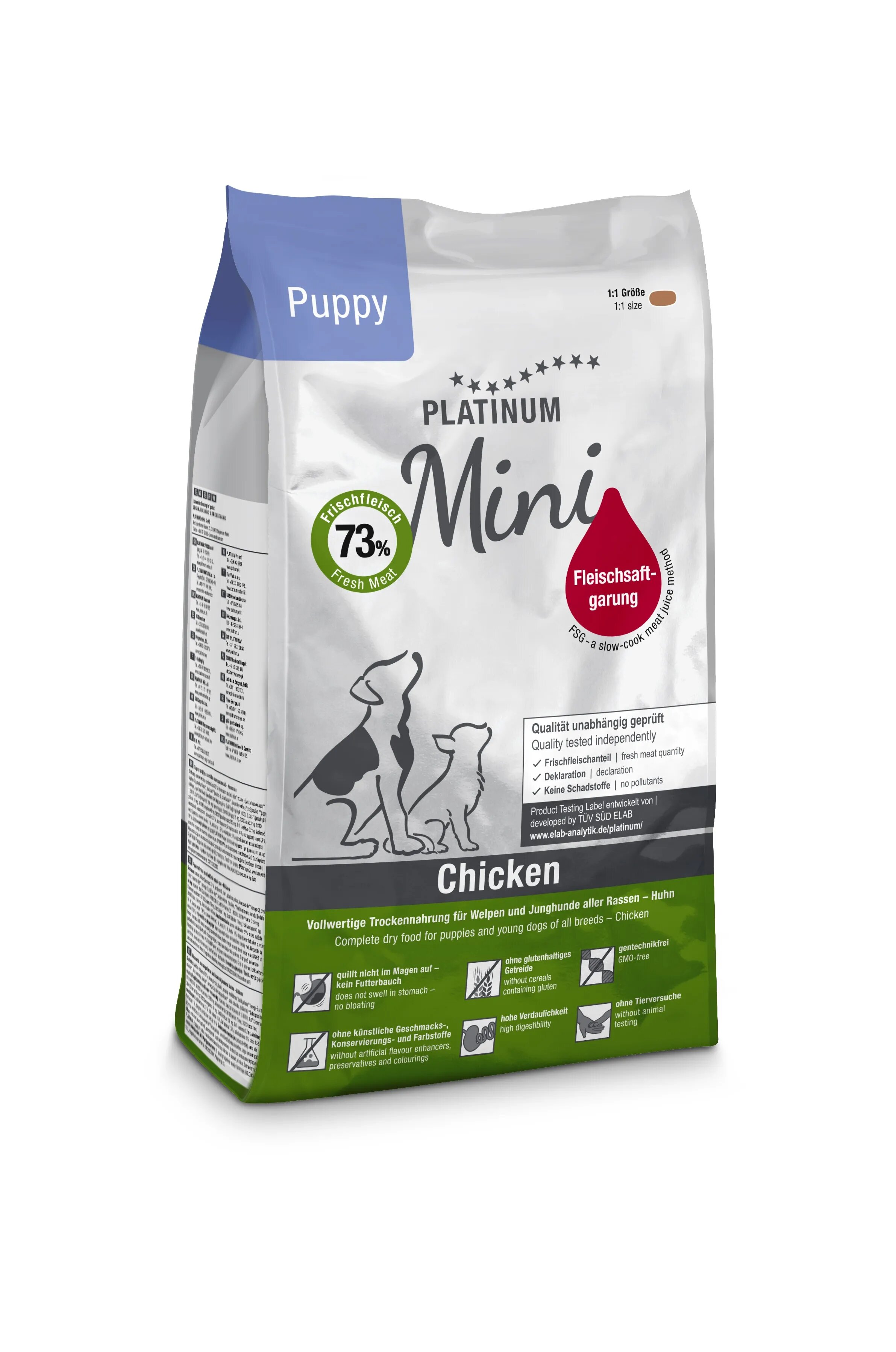 Platinum Hrana uscata caini Dog Mini Junior cu Pui 900 g