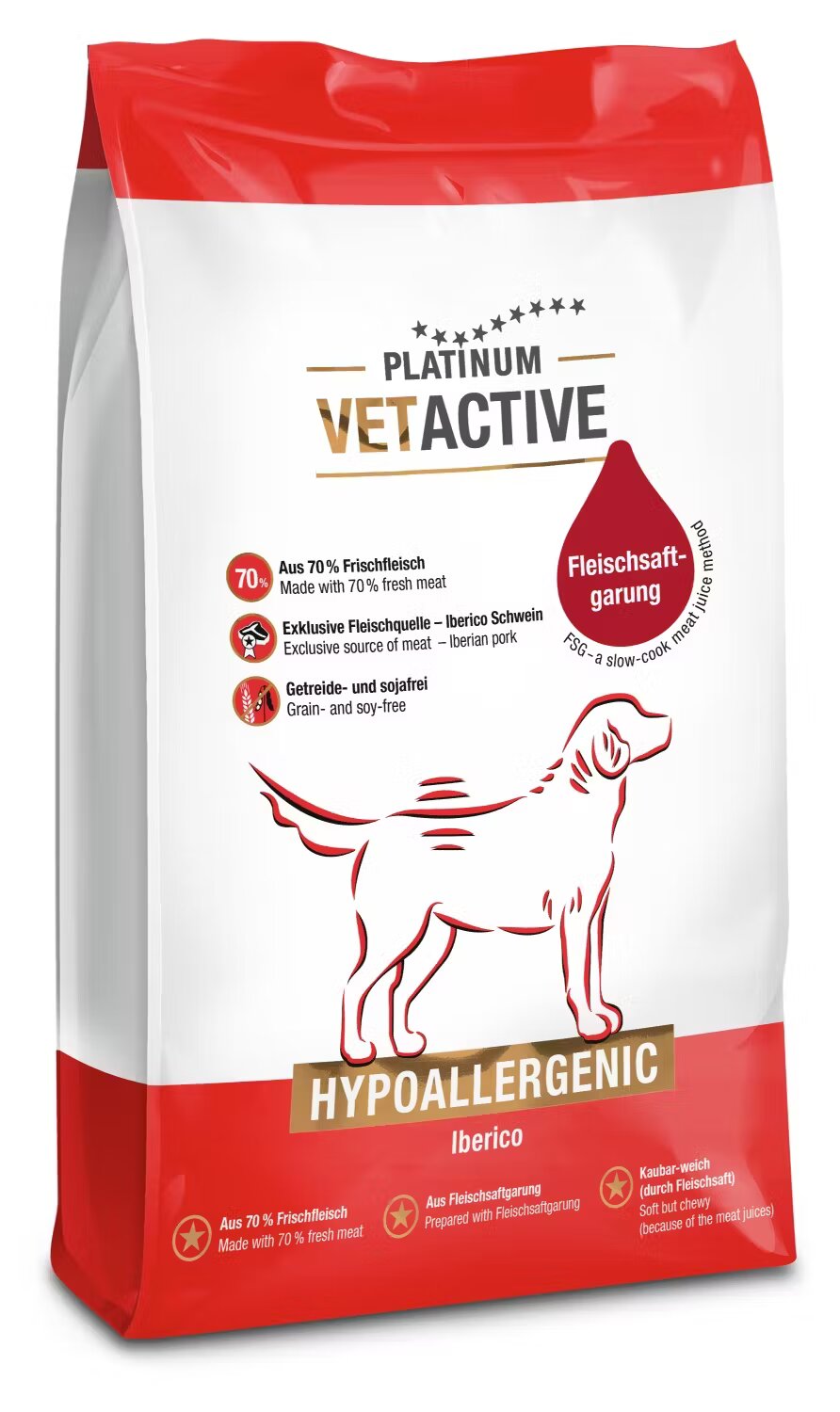 Platinum Hrana uscata caini Vetactive Dog Hypoallergenic 1.5 kg