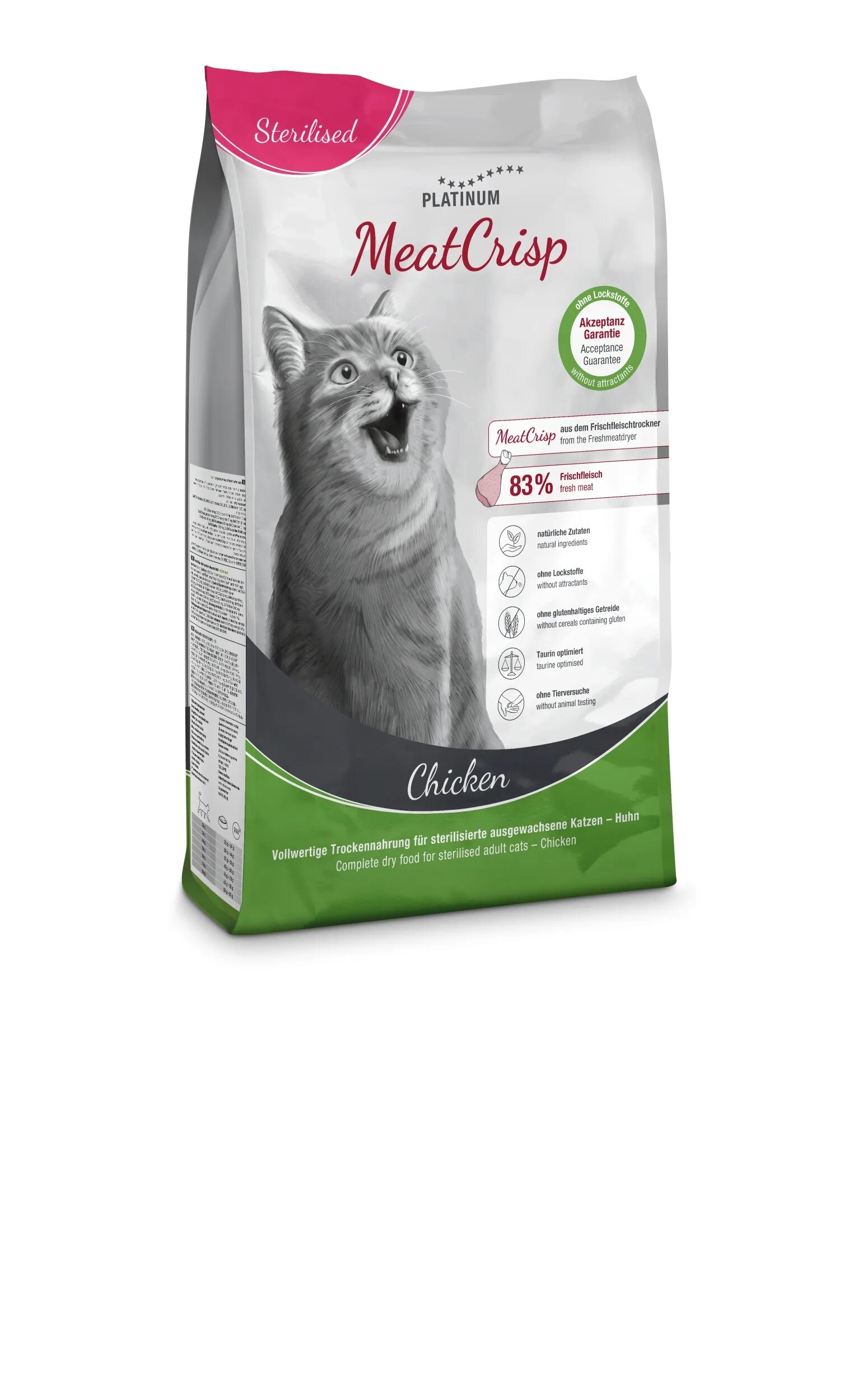 Platinum Hrana uscata pisici Cat Sterilizat cu Pui 1.5 kg
