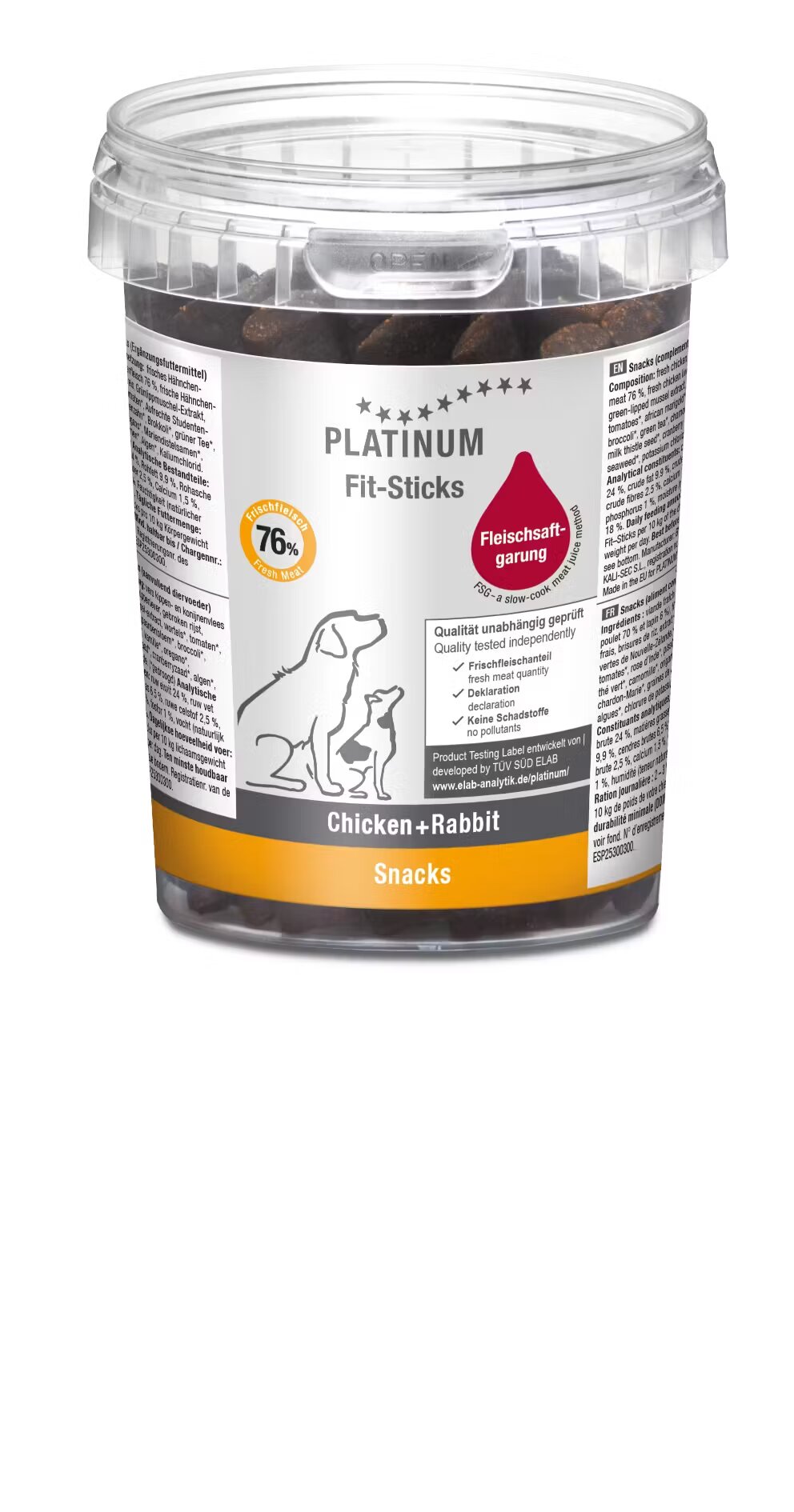 Platinum Recompense caini Fit-Sticks cu Pui si Iepure 300 g