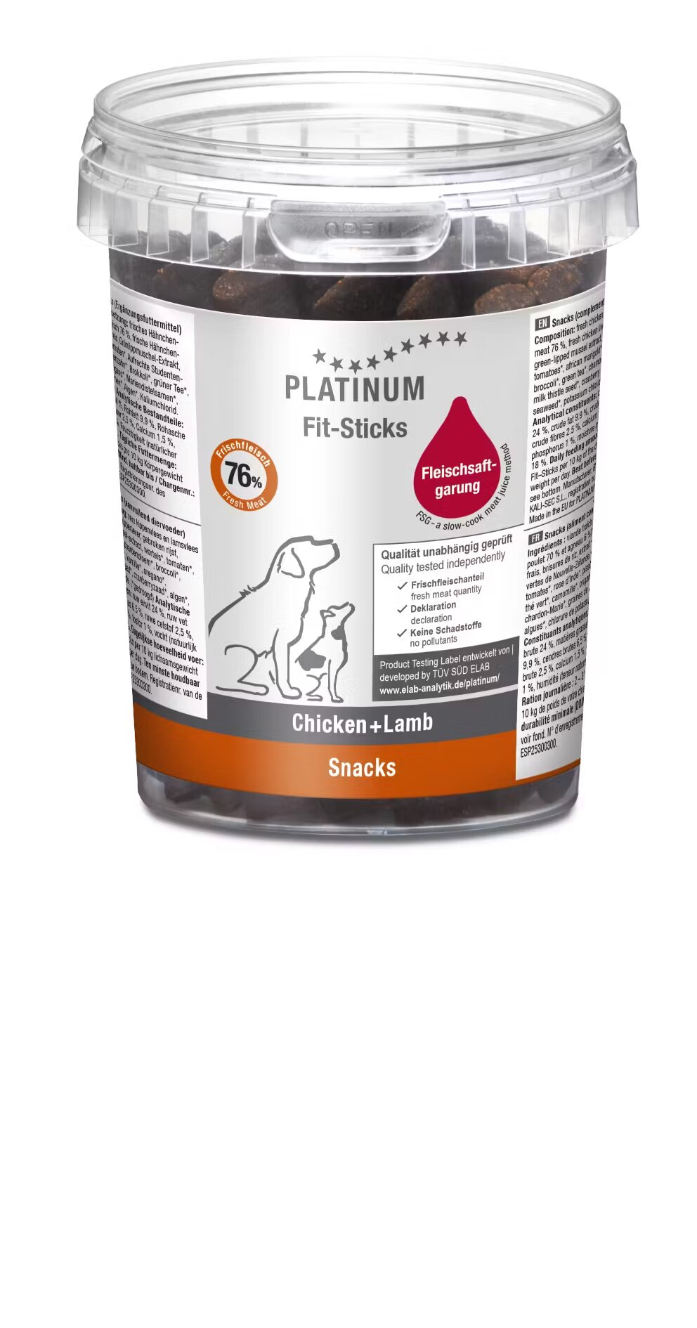 Platinum Recompense caini Fit-Sticks cu Pui si Miel 300 g