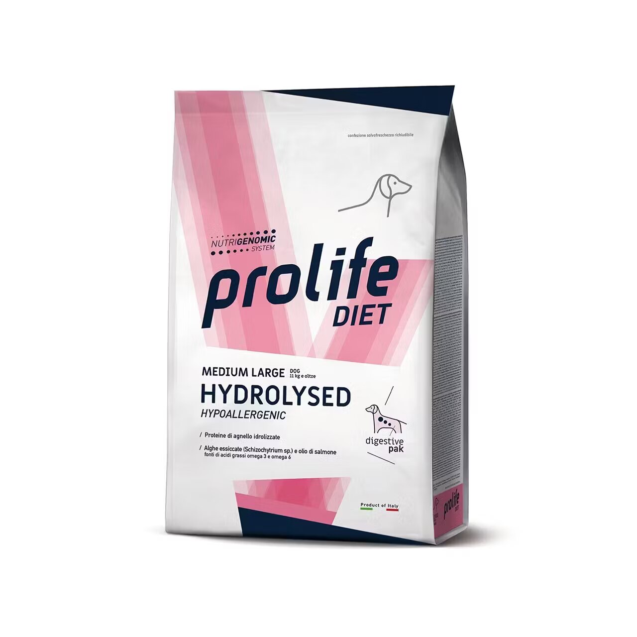 Prolife Dieta veterinara caini Vet Hypoallergenic Hydrolyzed Medium & Large 2 kg
