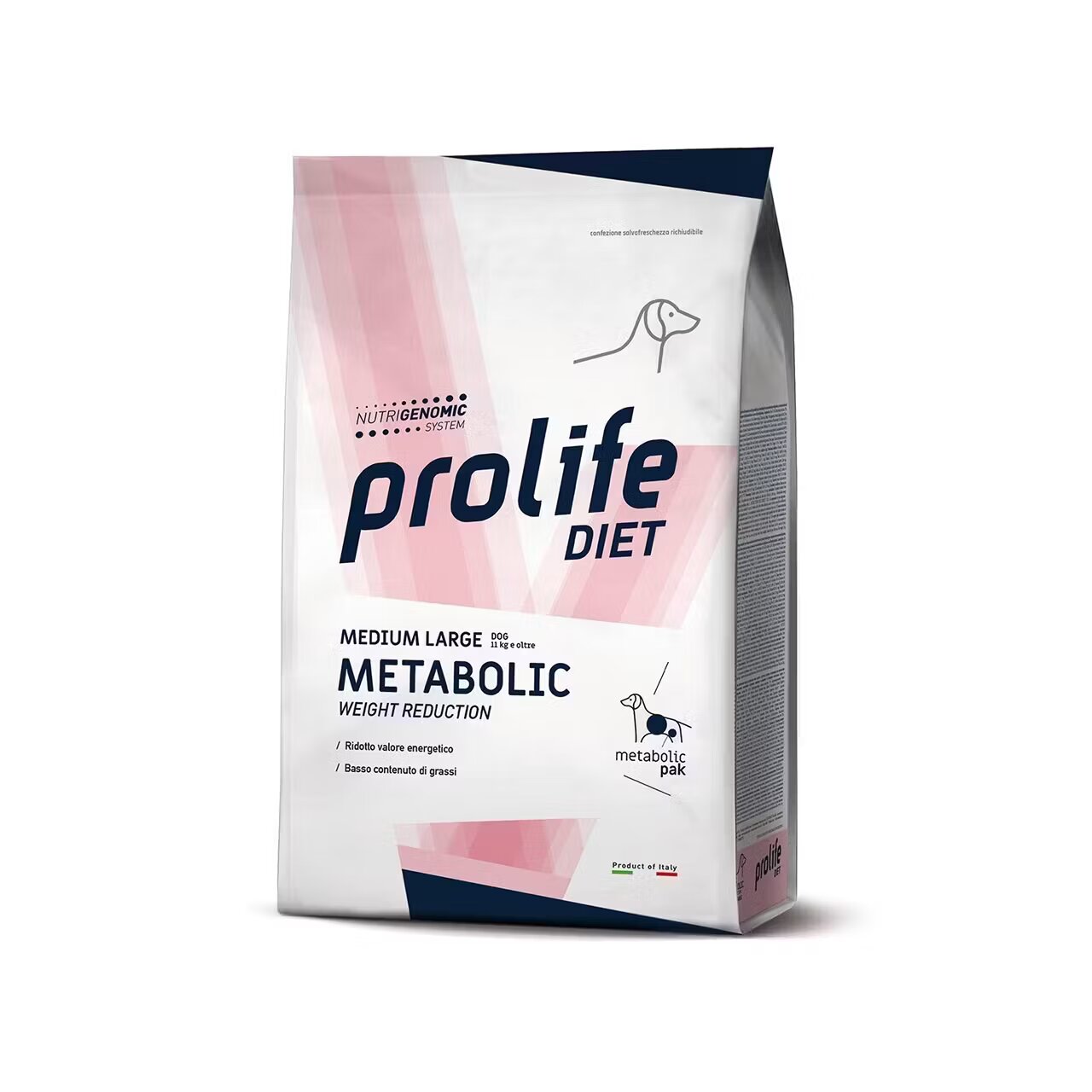Prolife Dieta veterinara caini Vet Metabolic Weight Reduction Medium & Large 8 kg