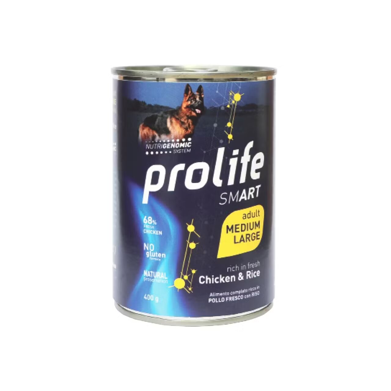 Prolife Hrana umeda caini Adult Smart Medium & Large Pui & Orez 400 g
