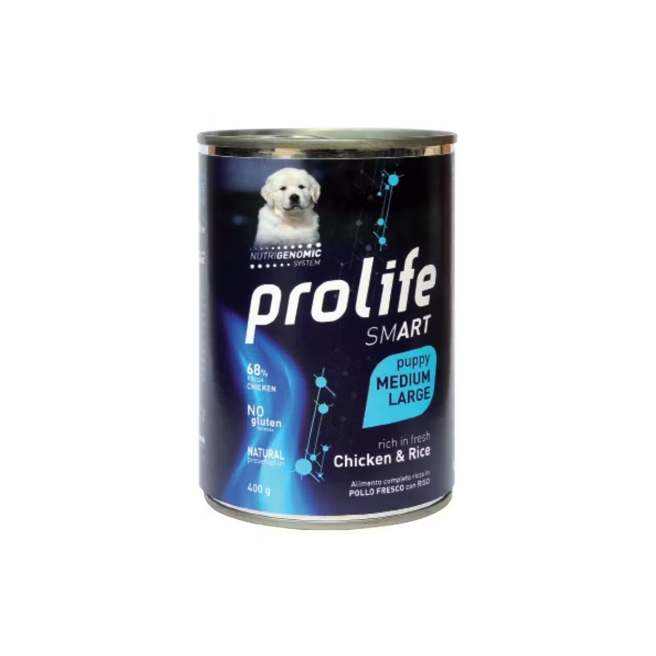 Prolife Hrana umeda caini Dog Puppy Medium & Large Smart Pui & Orez 400 g