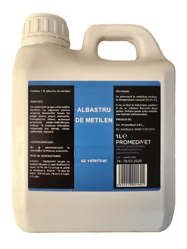 Promedivet Albastru de metilen 1% 1 L