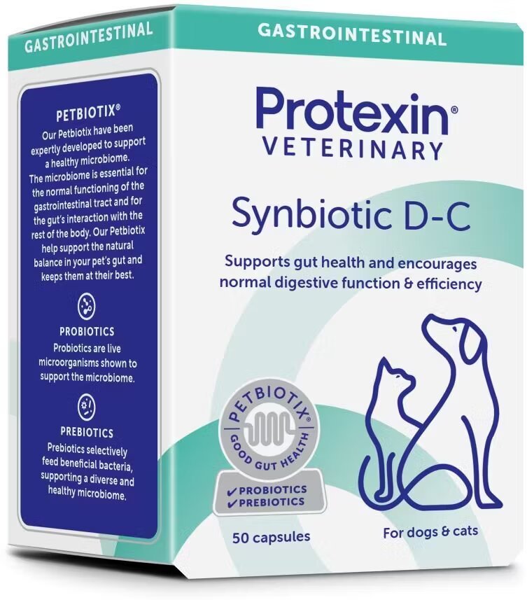 Protexin Vet Synbiotic D-C supliment alimentar 50 capsule