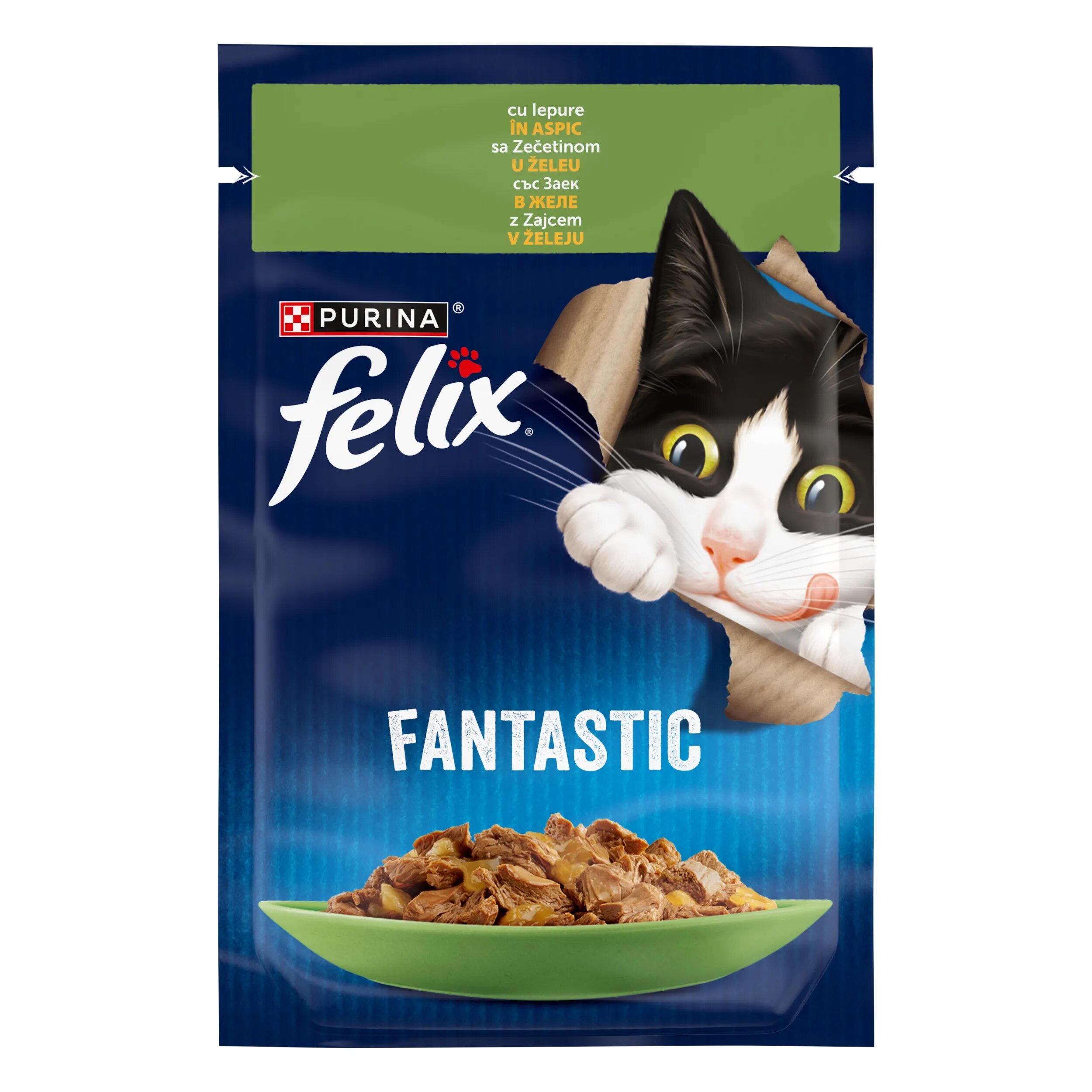 Purina Felix Fantastic Iepure 85 g