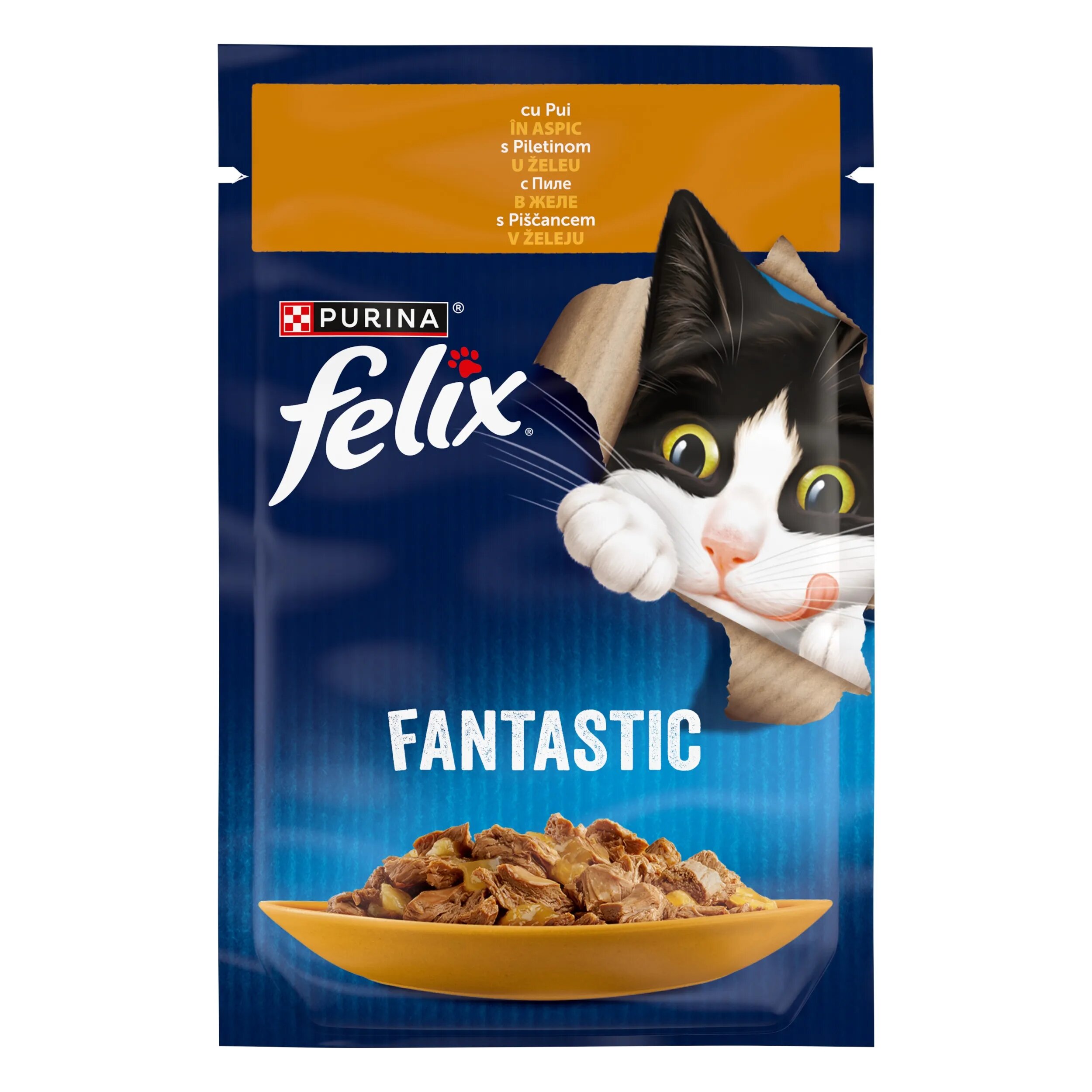 Purina Felix Fantastic Pui 85 g