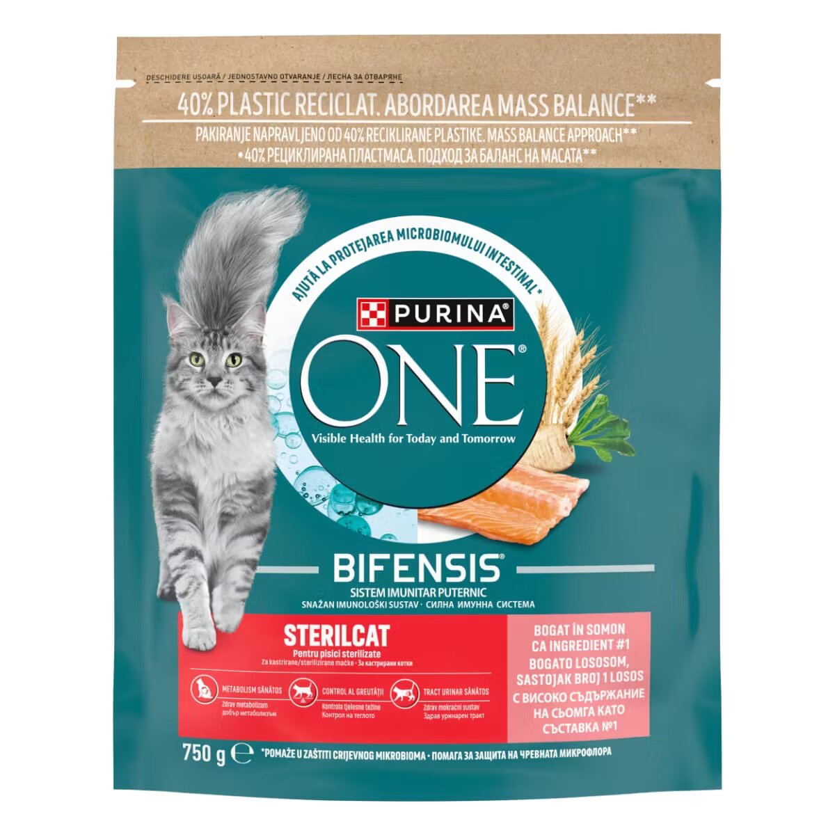 Purina ONE Sterilcat Vita si Grau hrana uscata pentru pisici 750 g