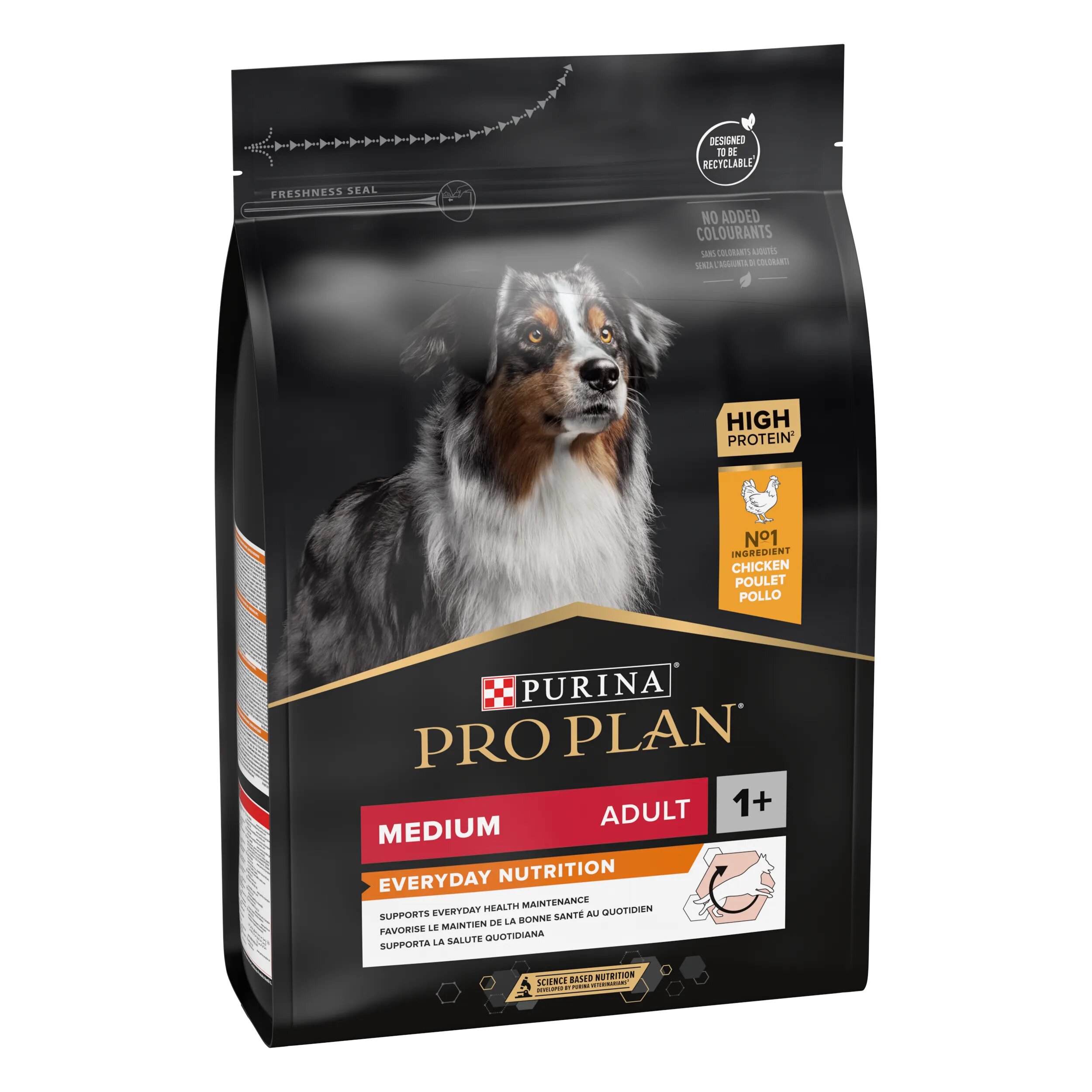 Purina Pro Plan ADULT Everyday Nutrition Talie Medie Pui 3 kg