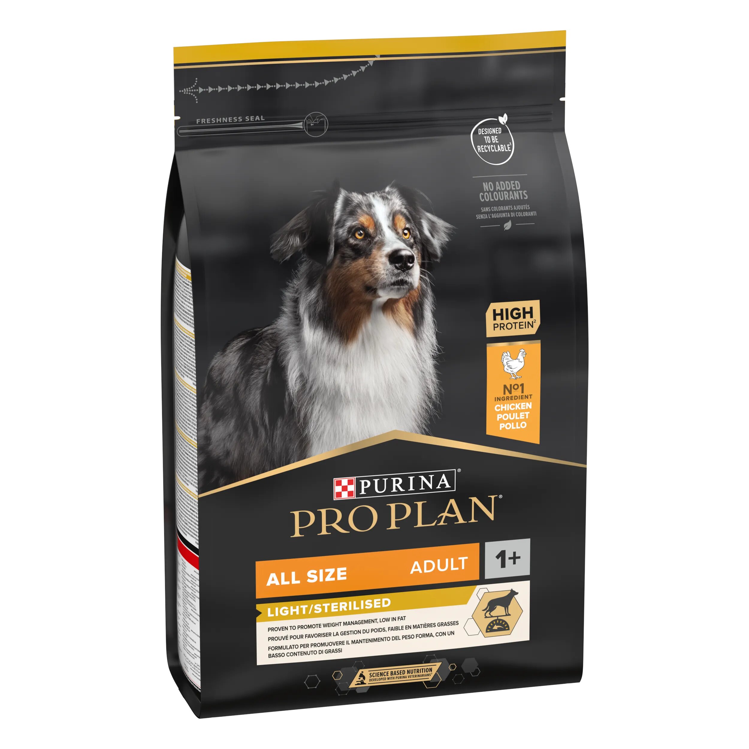 Purina Pro Plan ADULT Light Sterilised Toate Taliile Pui 3 kg