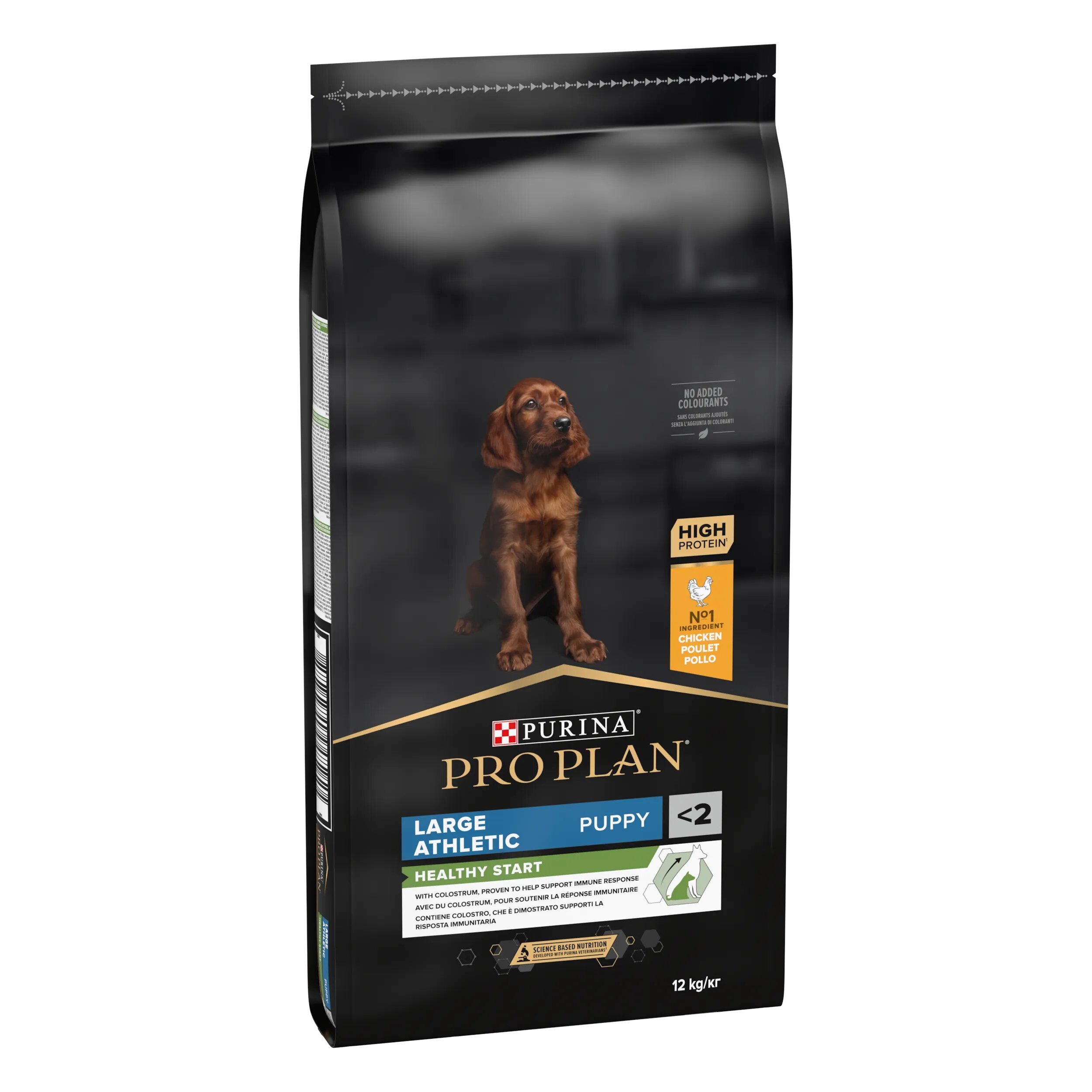 Purina Pro Plan PUPPY Healthy Start Talie Mare Atletică Pui 12 kg