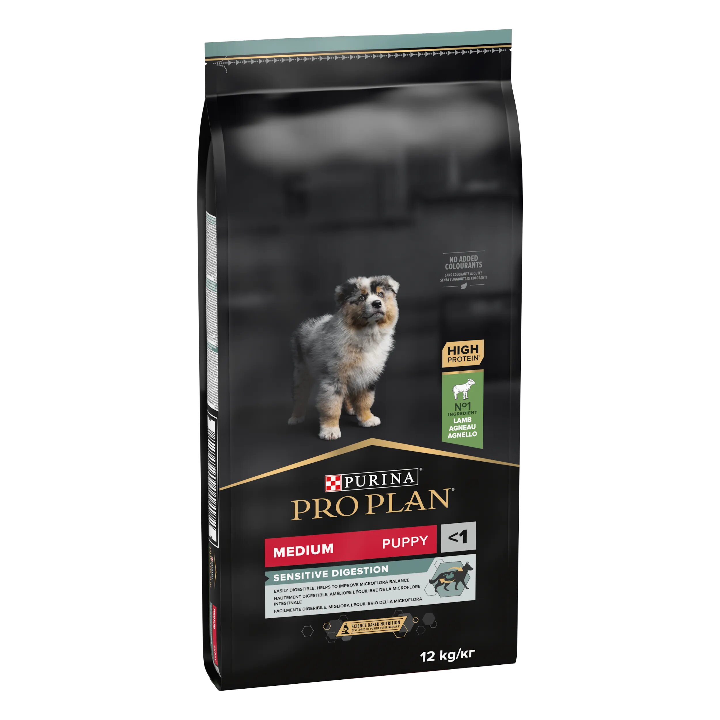 Purina Pro Plan PUPPY Sensitive Digestion Talie Medie Miel 12 kg