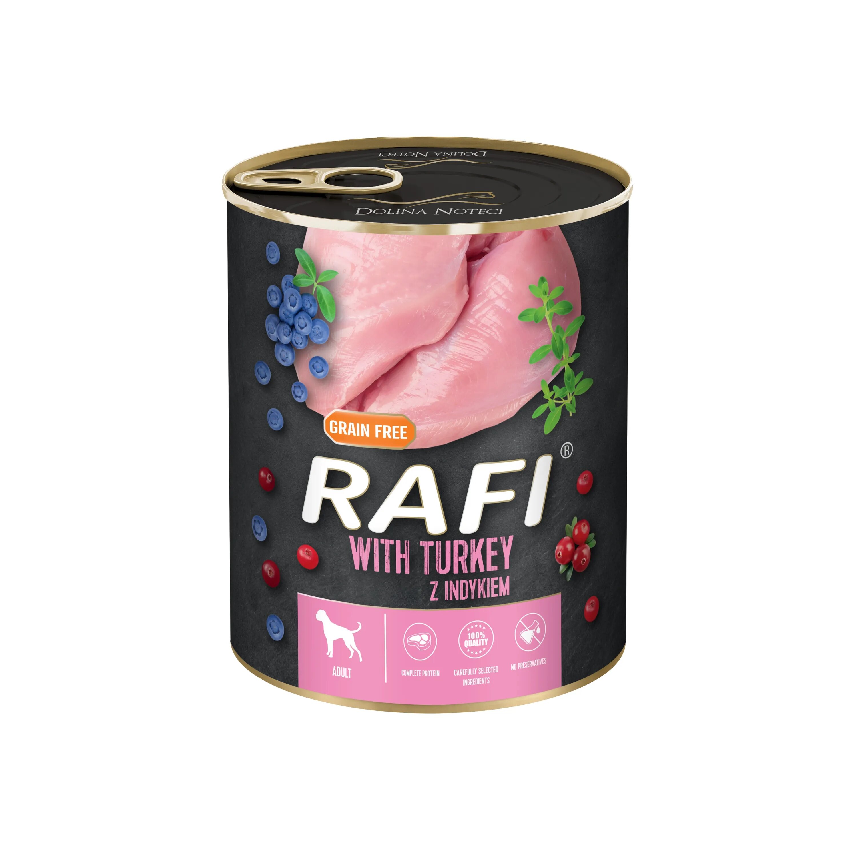 Rafi Hrana Umeda Caini Dog Curcan si Afine 800 g