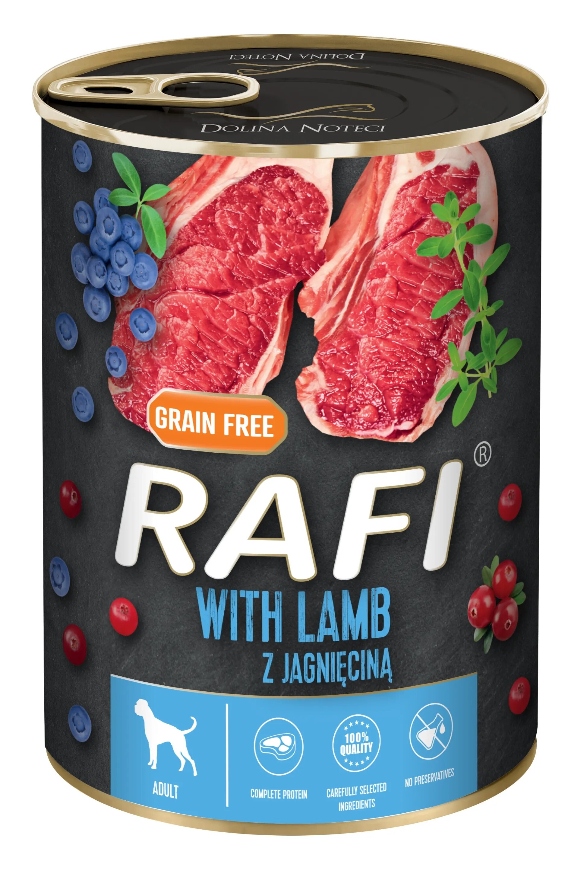 Rafi Hrana Umeda Caini Dog Miel si Afine 400 g