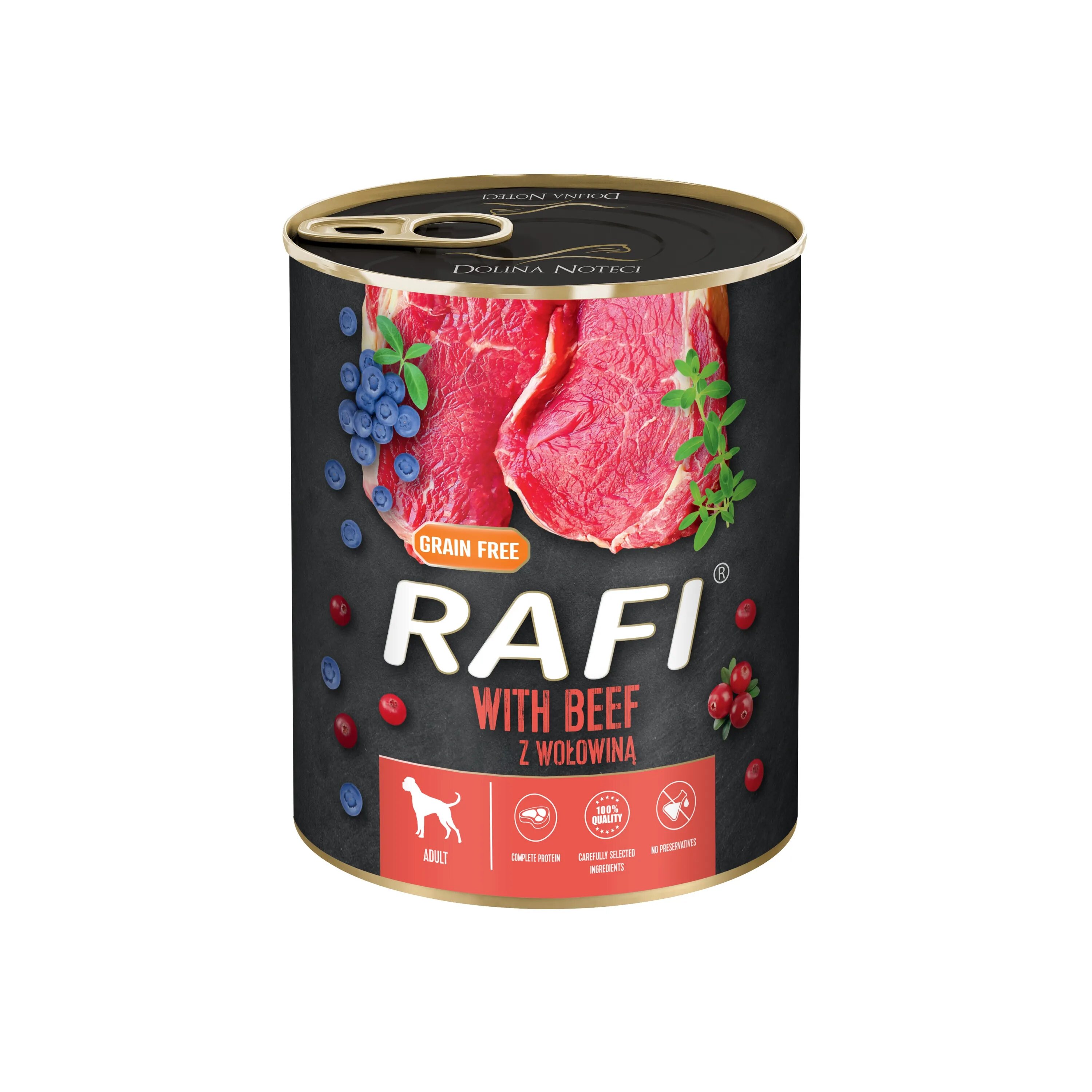 Rafi Hrana Umeda Caini Dog Vita si Afine 800 g