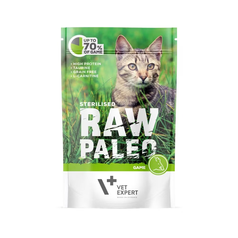 Raw Paleo Cat Sterilised Vanat 100 g