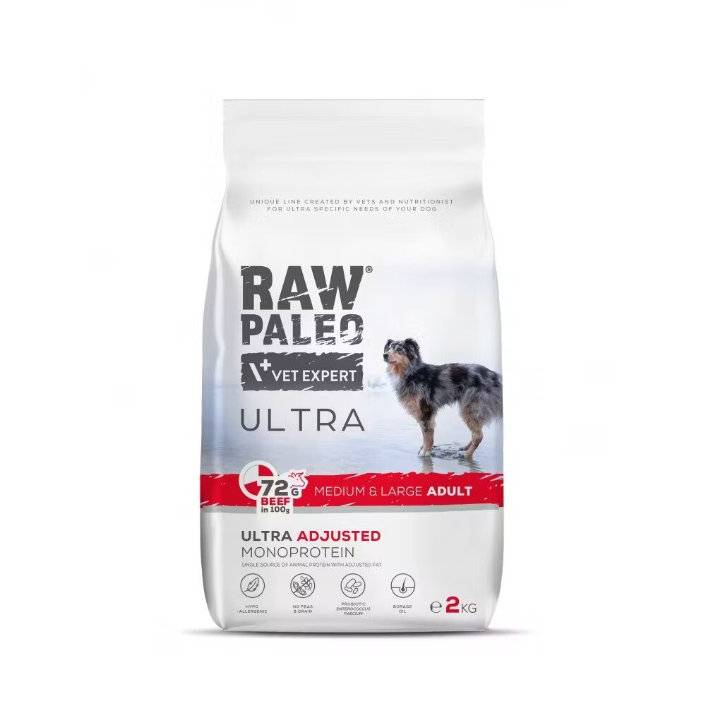 Raw Paleo Ultra Beef Medium & Large Adult 2 kg