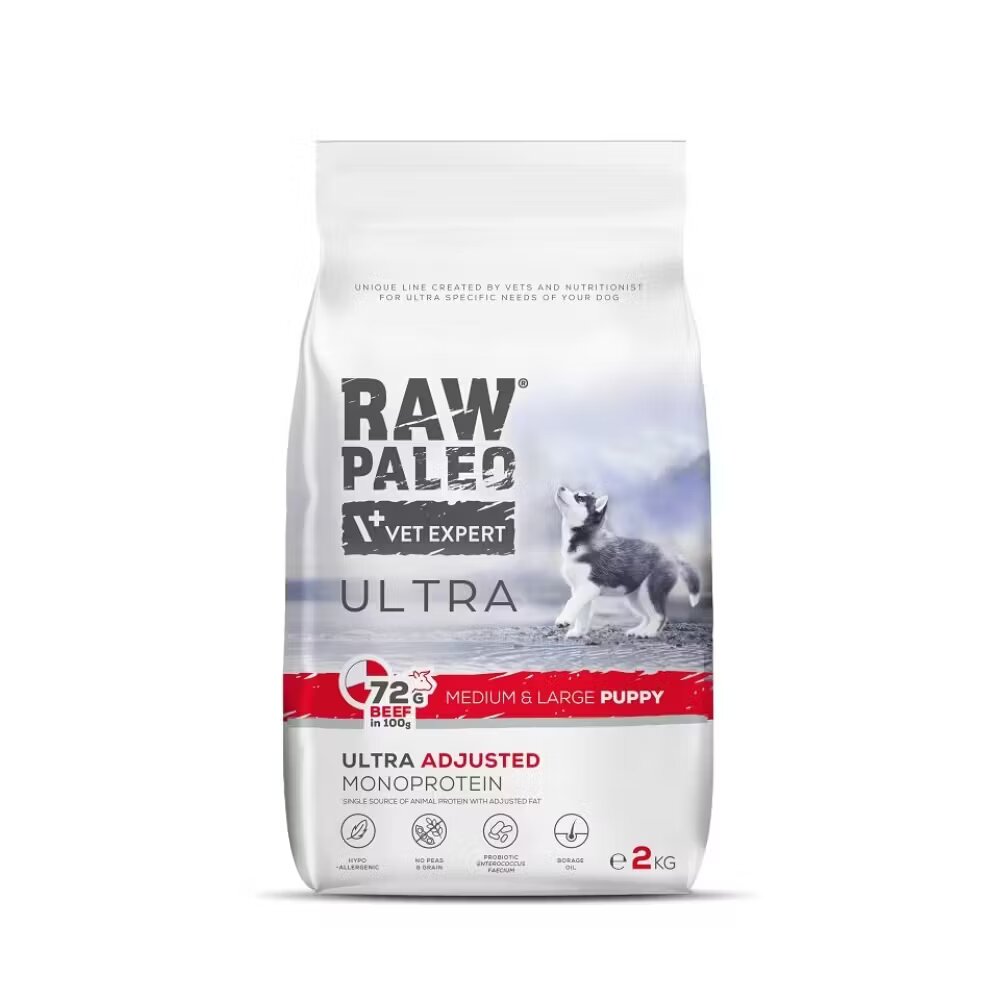 Raw Paleo Ultra Beef Medium & Large Puppy 2 kg