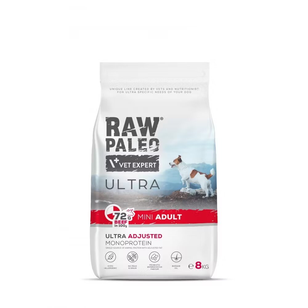 Raw Paleo Ultra Beef Mini Adult 8 kg