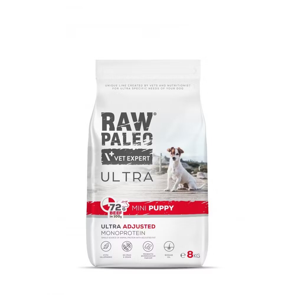 Raw Paleo Ultra Beef Mini Puppy 8 kg